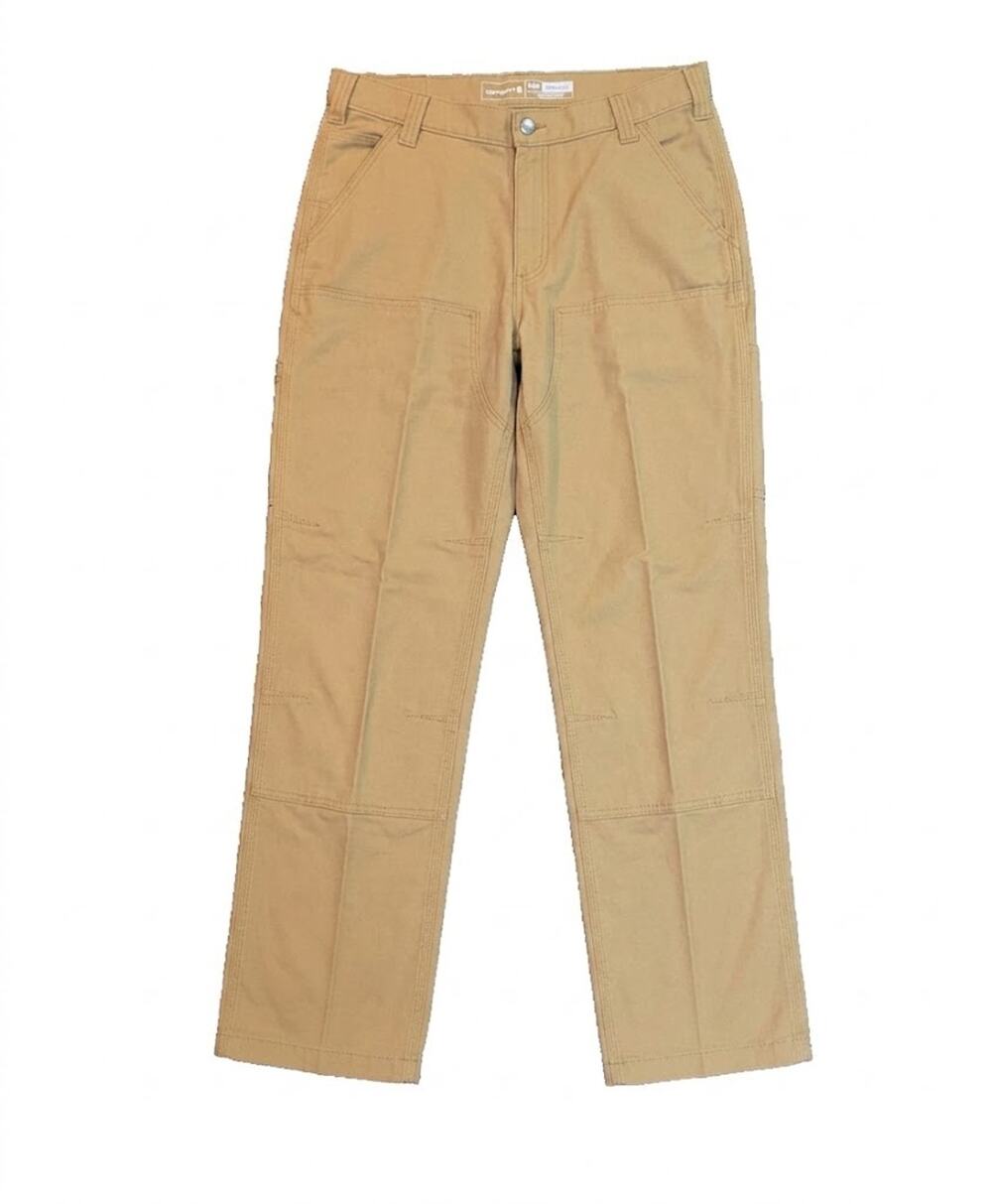 Carhartt Pants Mens 34x34 Khaki Rugged Flex Relaxed Fit Canvas Utility Work